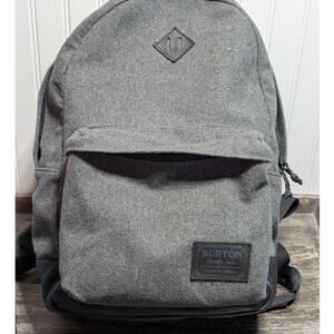 Burton Unisex Gray Multi Fleck Padded Laptop Backpack Comfort Straps Bag